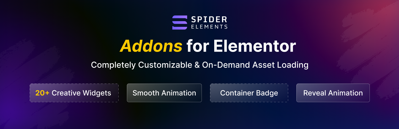 Spider Elements plugin